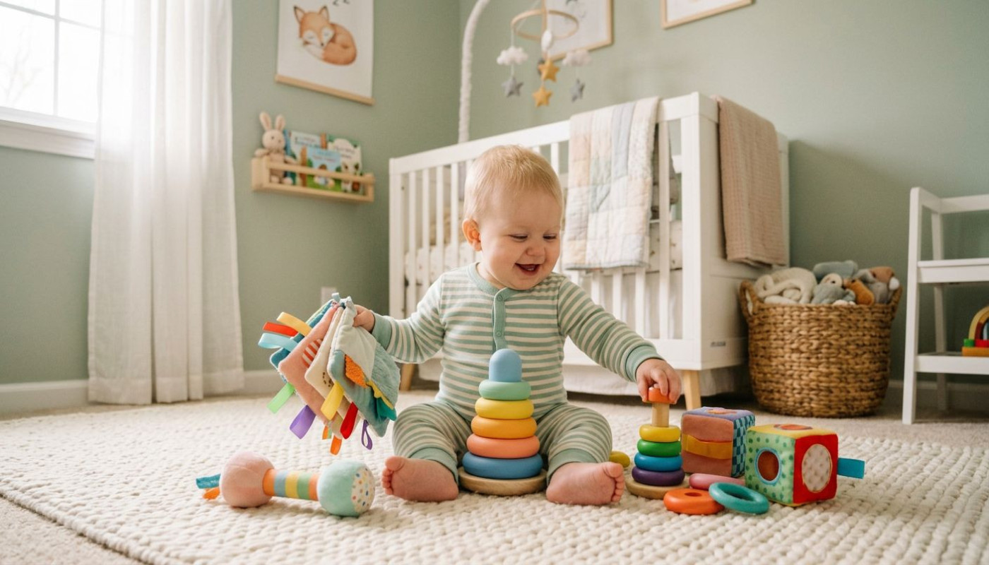 Quels jeux favorisent le développement sensoriel de bébé ?